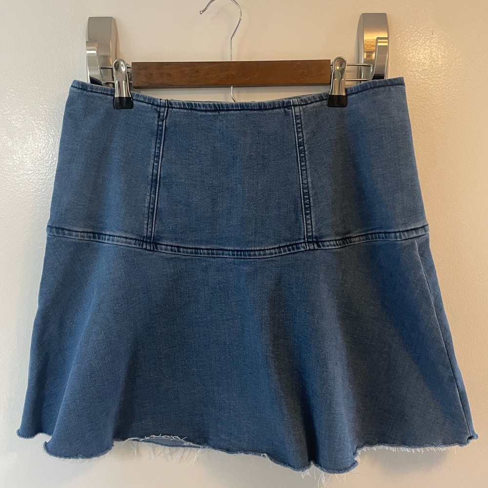 Free People Denim Skirt